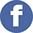 Facebook "f" icon for those who choose to follow Ron May Towing on Facebook